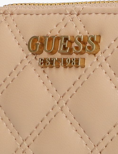 Beige GUESS Portemonnaie GIULLY SLG SMALL ZIP AROUND - large