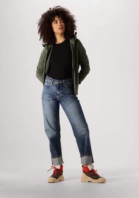 Gr&uuml;ne PEAK PERFORMANCE Strickjacke W RIDER ZIP HOOD - large