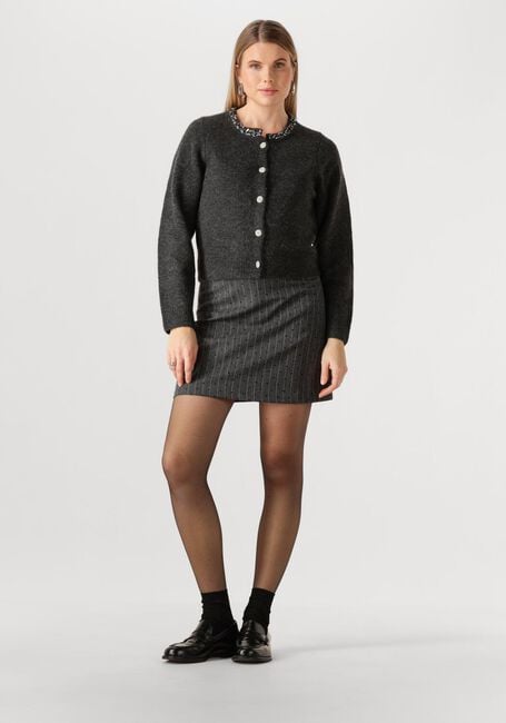 Dunkelgrau NEO NOIR Strickjacke MARIE STONE KNIT CARDIGAN - large
