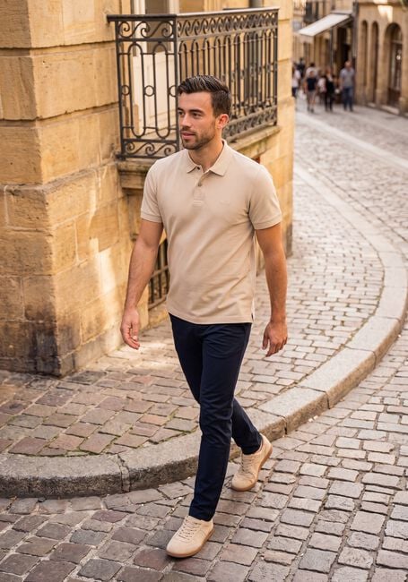 Beige BOSS BLACK Polo-Shirt PALLAS - large