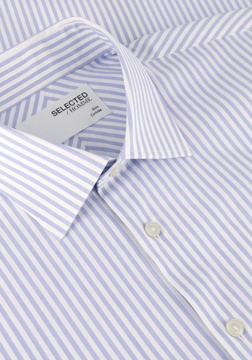 Wei&szlig;e SELECTED MEN Klassisches Oberhemd SLHSLIM-PERFORMANCE SHIRT LS NOOS - large