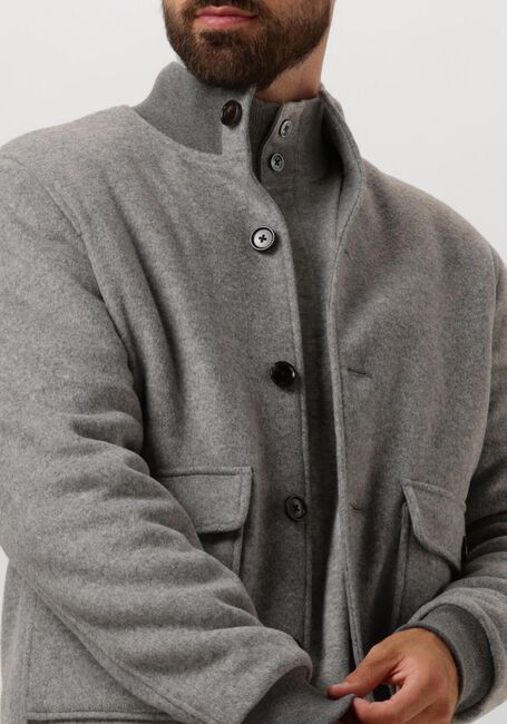 Graue PROFUOMO Jack OUTERW BMBR KNIT JACK - large