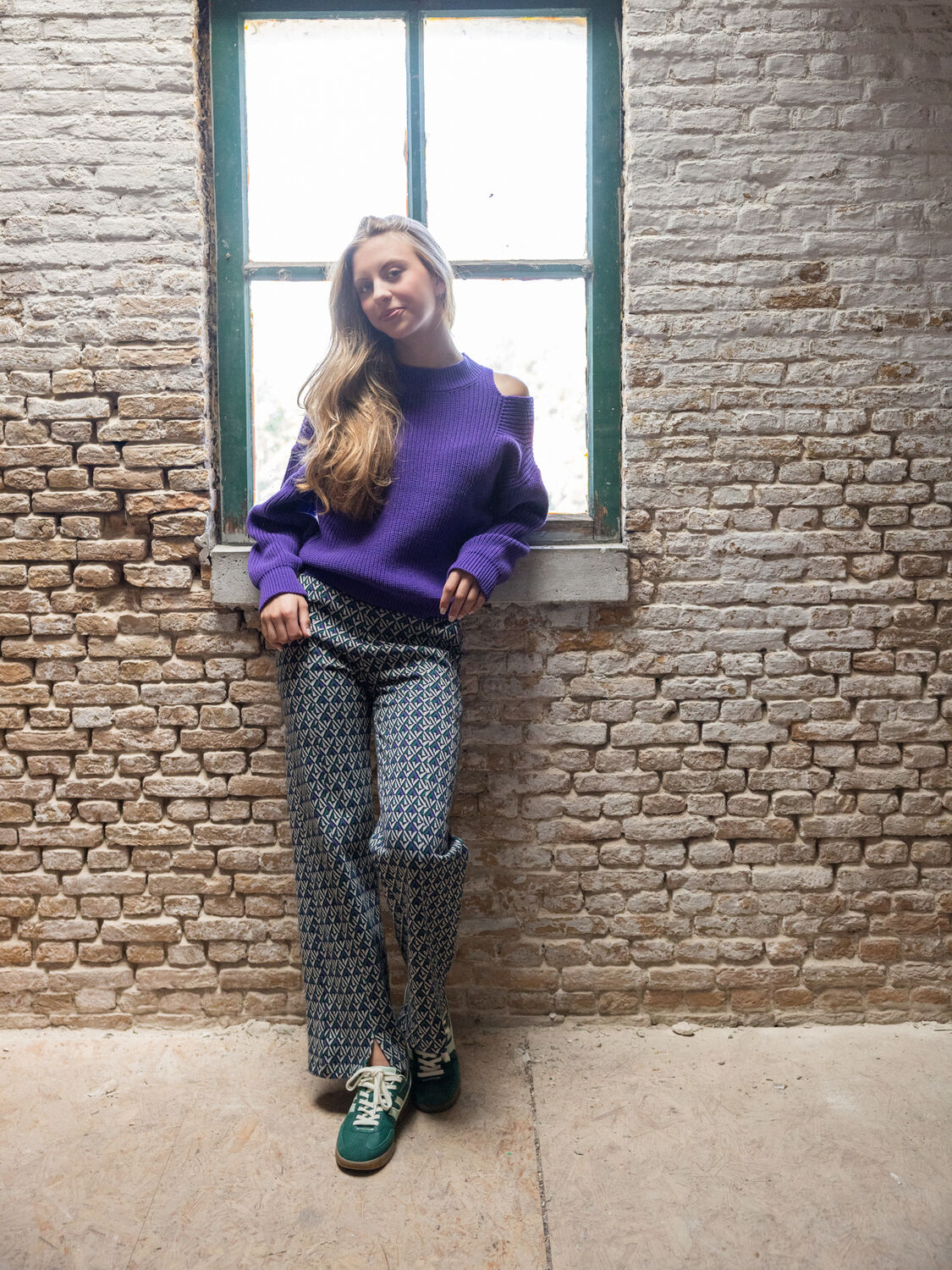 Mehrfarbige/Bunte LOOXS 10sixteen Weite Hose 2531-5613 - large