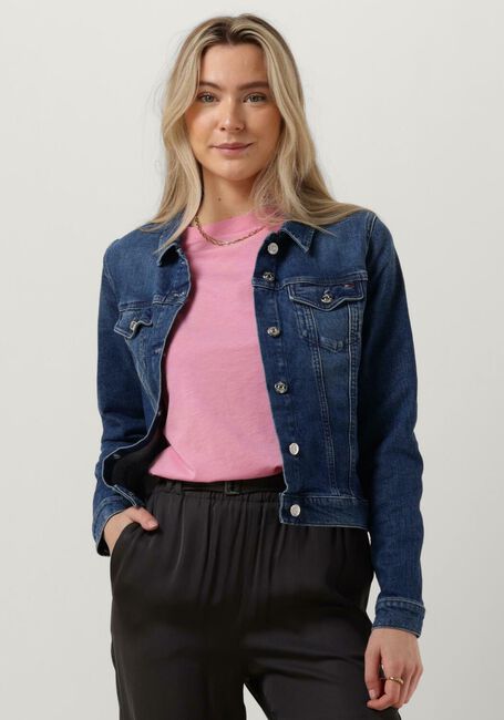 Blaue TOMMY HILFIGER Jeansjacke DNM SLIM JACKET SUKI - large