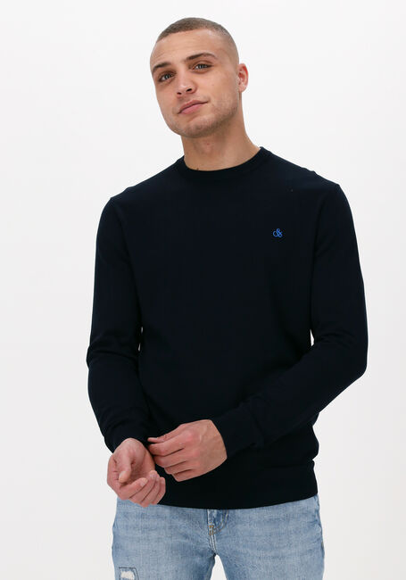 Dunkelblau SCOTCH & SODA Pullover CLASSIC CREWNECK PULLOVER - large