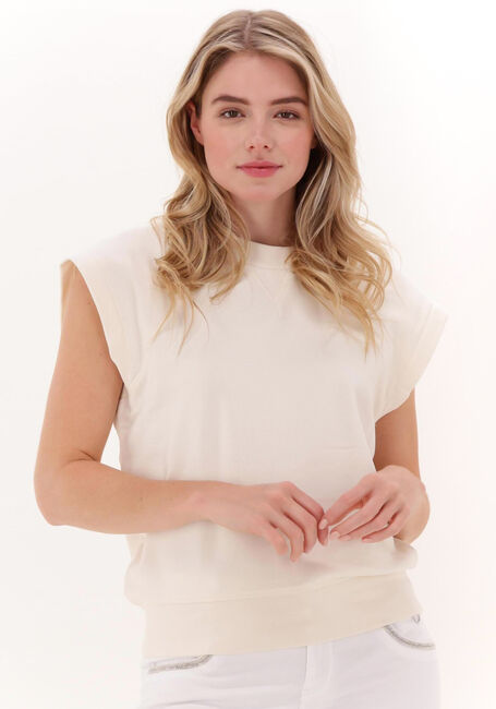 Nicht-gerade weiss SECOND FEMALE Top POLIFOLI SWEAT SS - large
