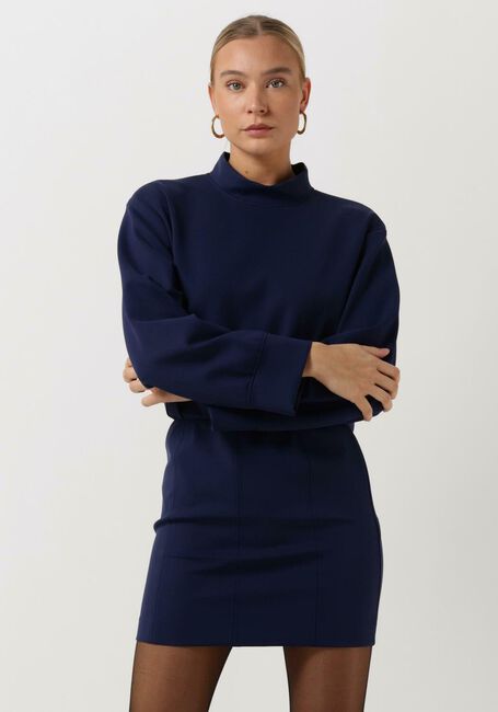 Dunkelblau SEMICOUTURE Minikleid Y2WL02 - large