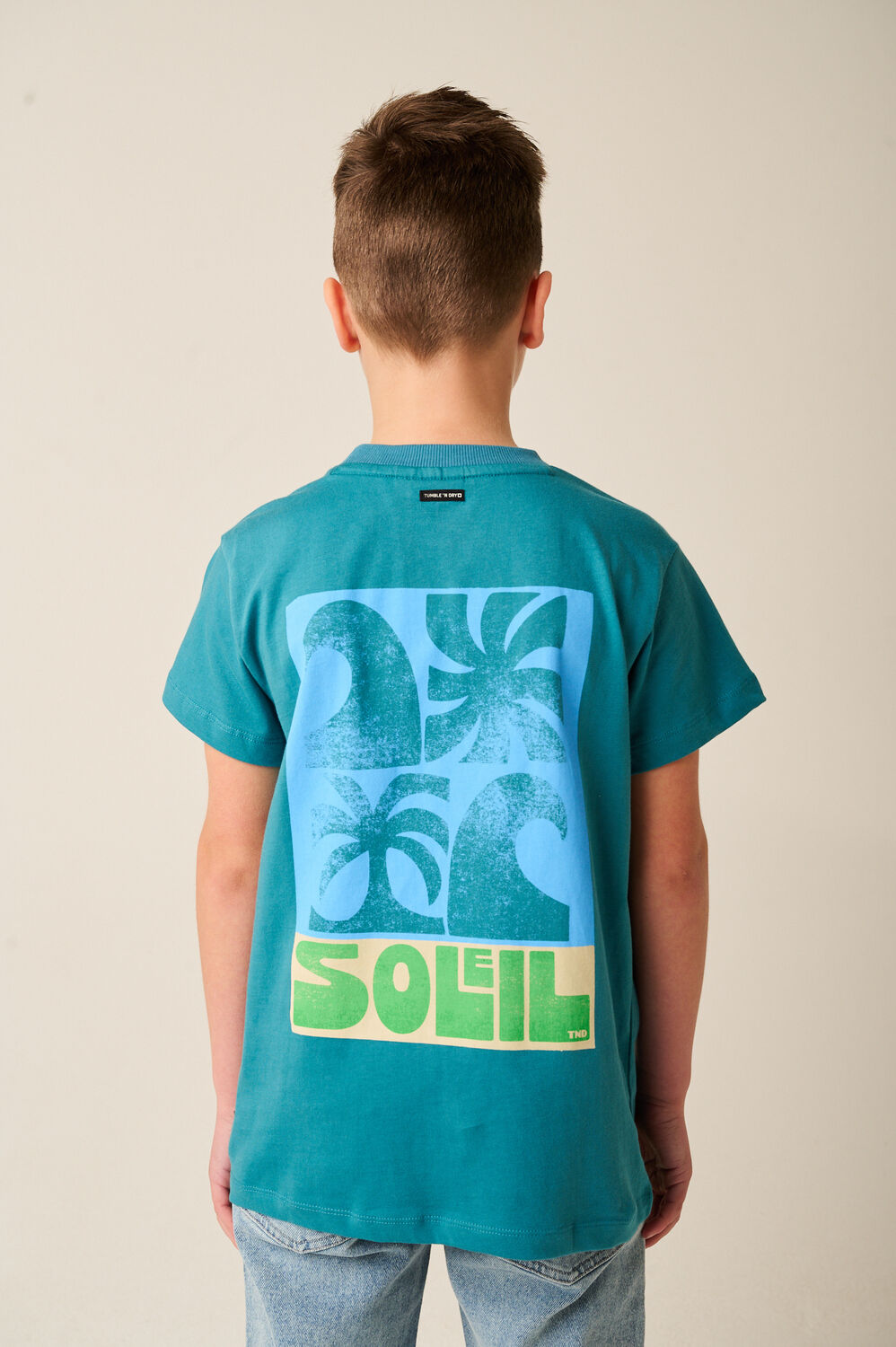 Blaue TUMBLE 'N DRY T-shirt TONGA - large