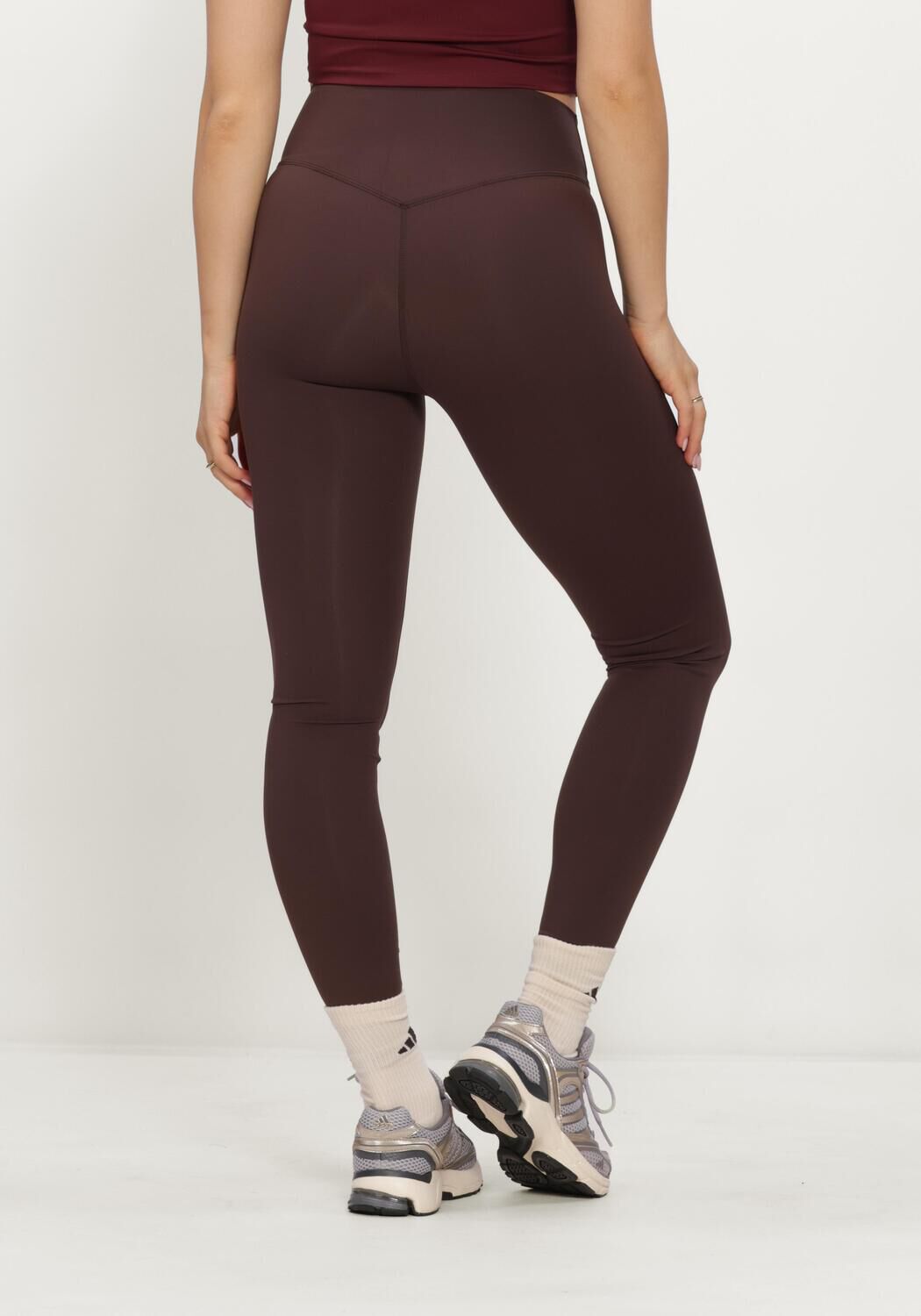 Braune NEO NOIR Legging SABINA WRAP LEGGINGS - large