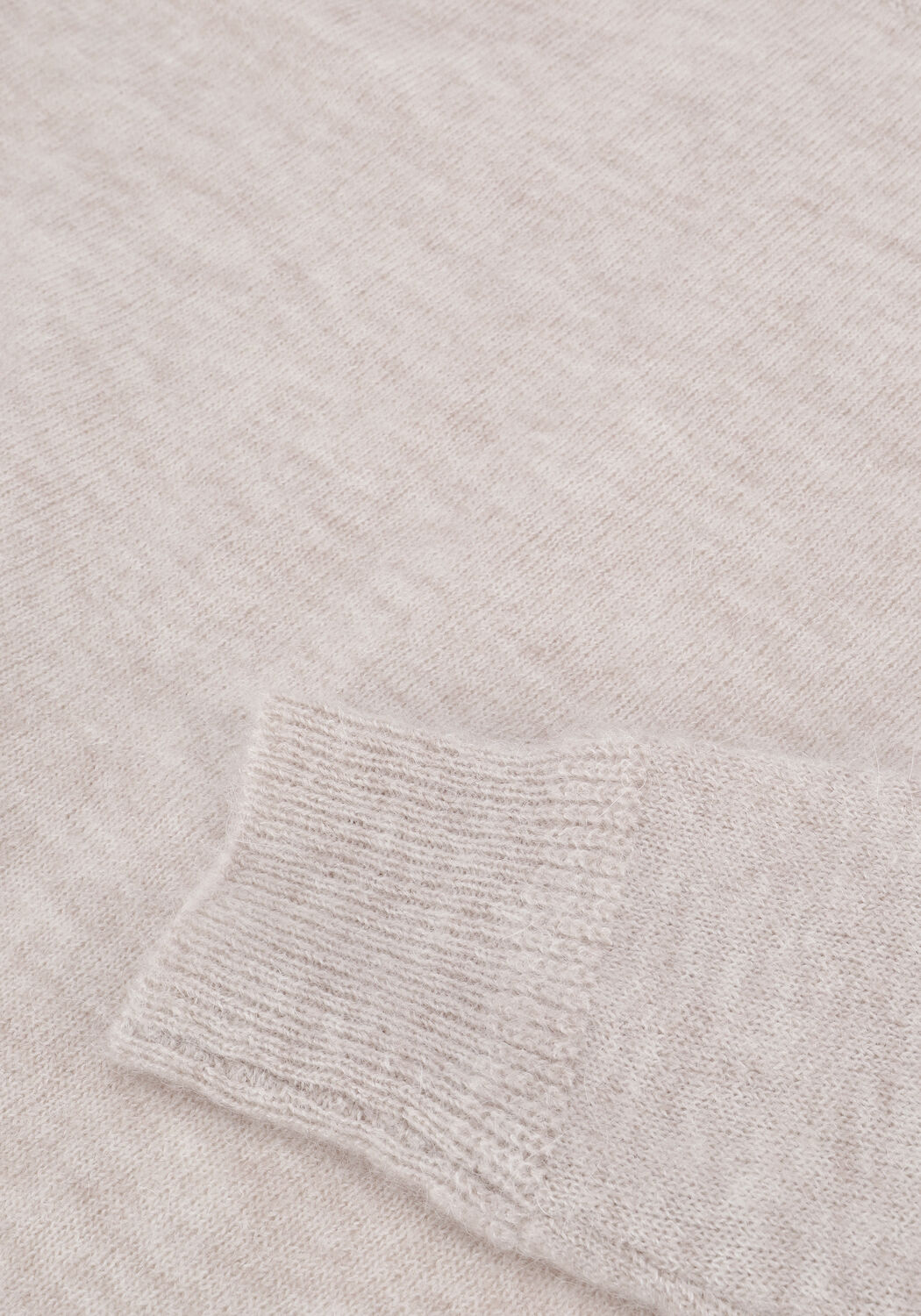 Beige SELECTED WOMEN Pullover LULU LS KNIT O-NECK B - large