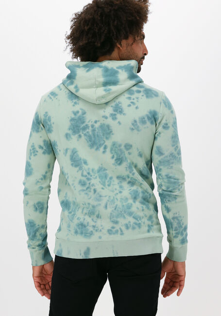 Blaue KULTIVATE Sweatshirt SW SMILE DYE - large