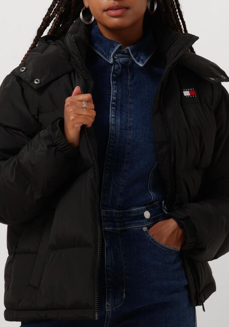 Schwarze TOMMY JEANS Wattierte Jack TJW ALASKA PUFFER EX - large