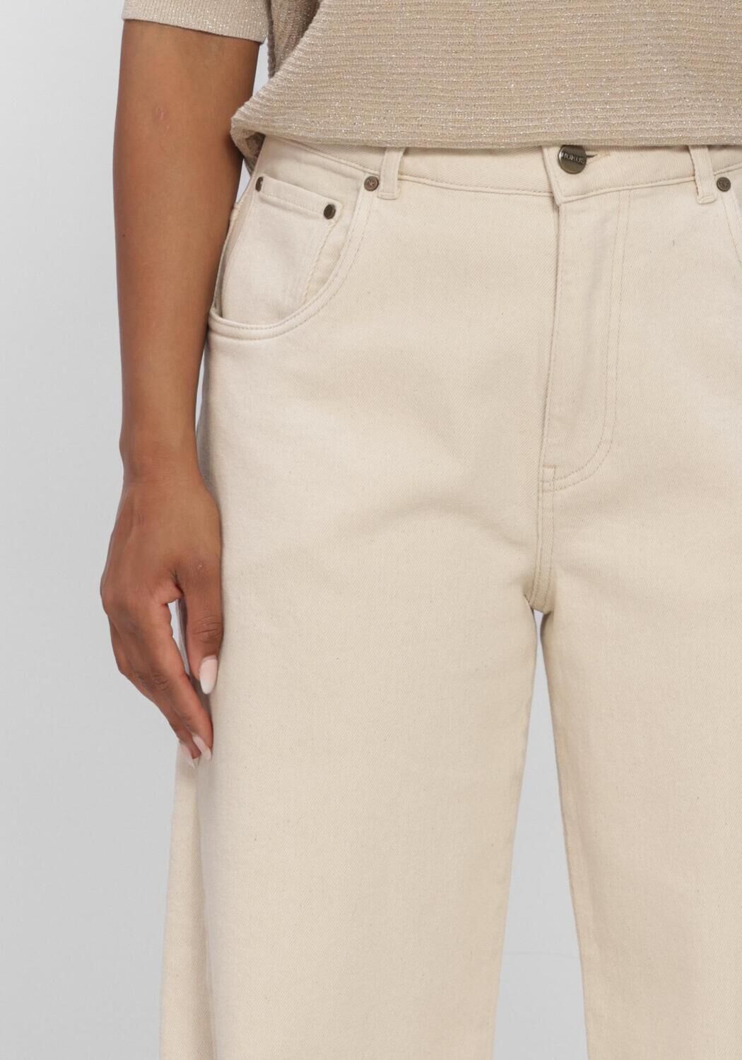 Ecru NUKUS Weite Hose PETRA PANTS - large