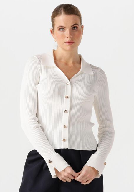 Weiße NEO NOIR Top YLVIE KNIT BLOUSE - large