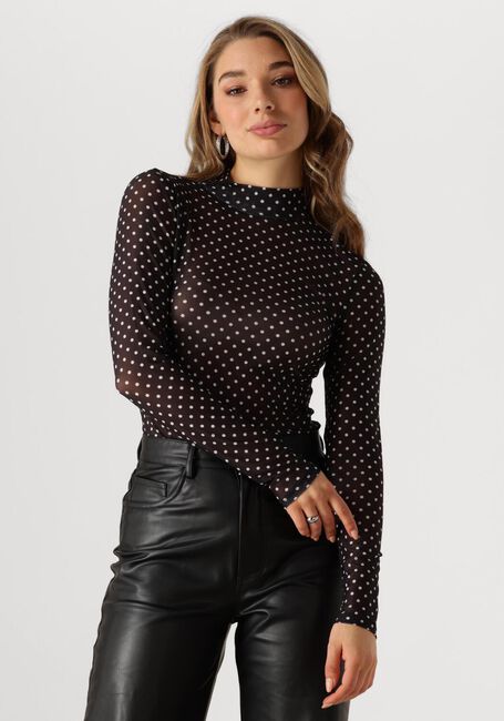 Schwarze EDITED Tops & T-shirts FIORE LONGSLEEVE - large