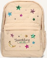 Beige KONGES SLOJD Rucksack JUNO QUILTED SEQUIN BACKPACK - medium