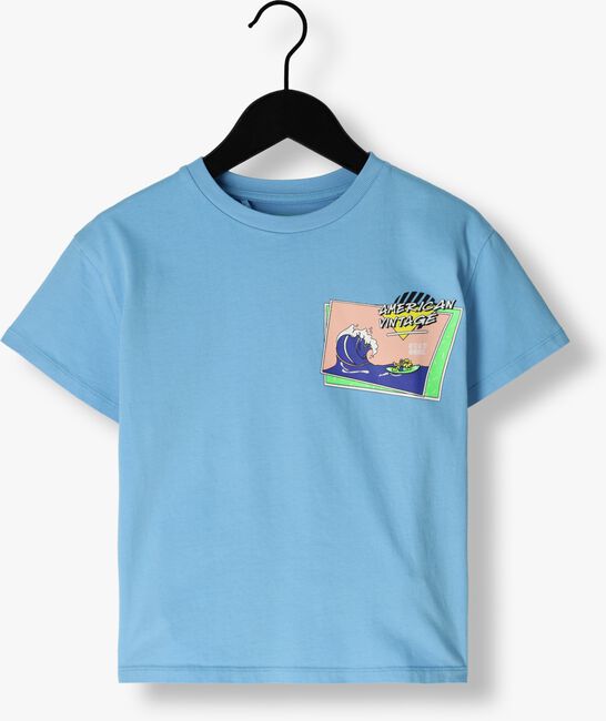 Blaue AMERICAN VINTAGE T-shirt FIZVALLEY - large