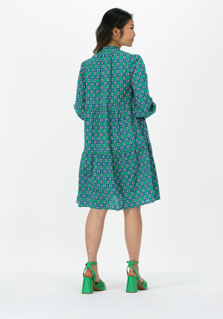 grüne dea kudibal minikleid kindra ns (co) dress with balloon sleeves YN9424