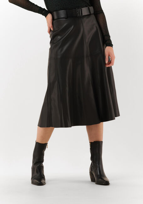 Schwarze BRUUNS BAZAAR Midirock VEGANI IMMA SKIRT - large