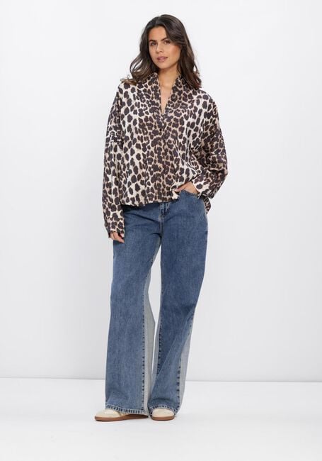 Mehrfarbige/Bunte ALIX THE LABEL Blusen LADIES WOVEN ANIMAL BLOUSE - large