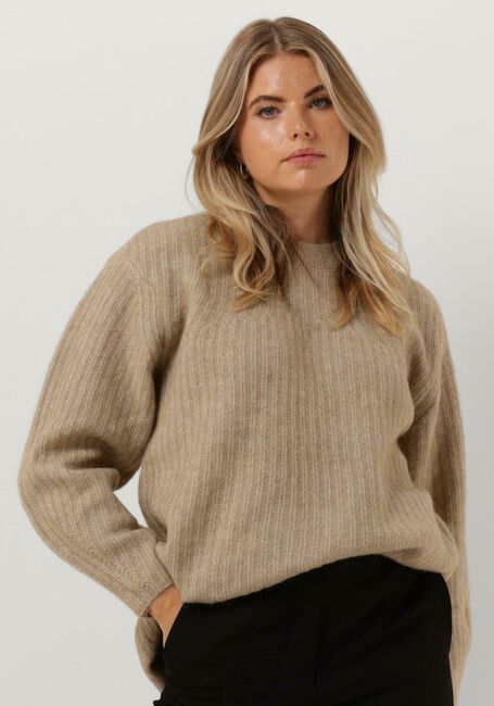 Beige MSCH COPENHAGEN Pullover MSCHSIGUNE NENAYA PULLOVER - large