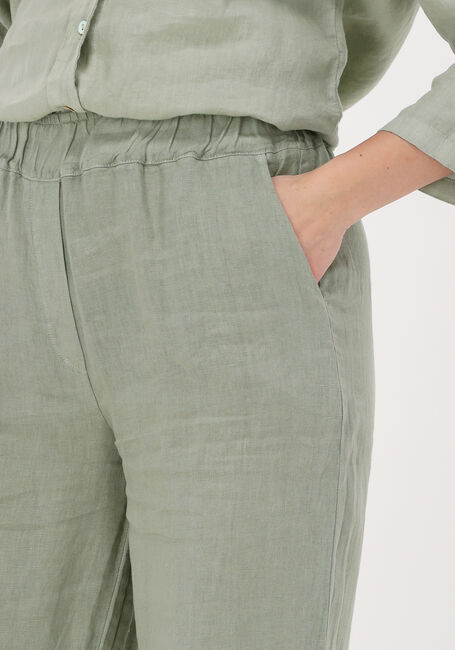 Grüne BY-BAR Hose ROBYN LINEN PANT - large