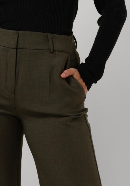 Grüne SELECTED FEMME Hose SLFRITA MW WIDE PANT - large