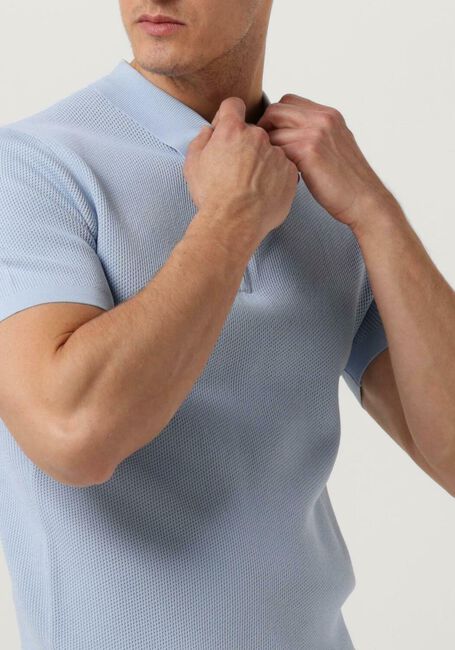 Hellblau GENTI Polo-Shirt K9119-1260 - large