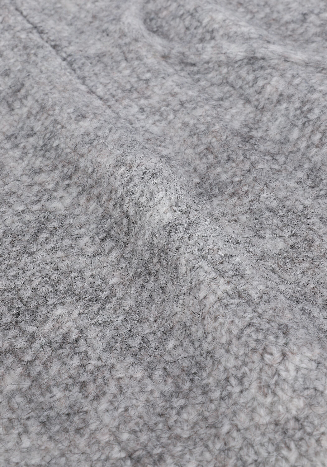 Graue SILVIAN HEACH Strickjacke LONG CARDIGAN CLEVELAND - large