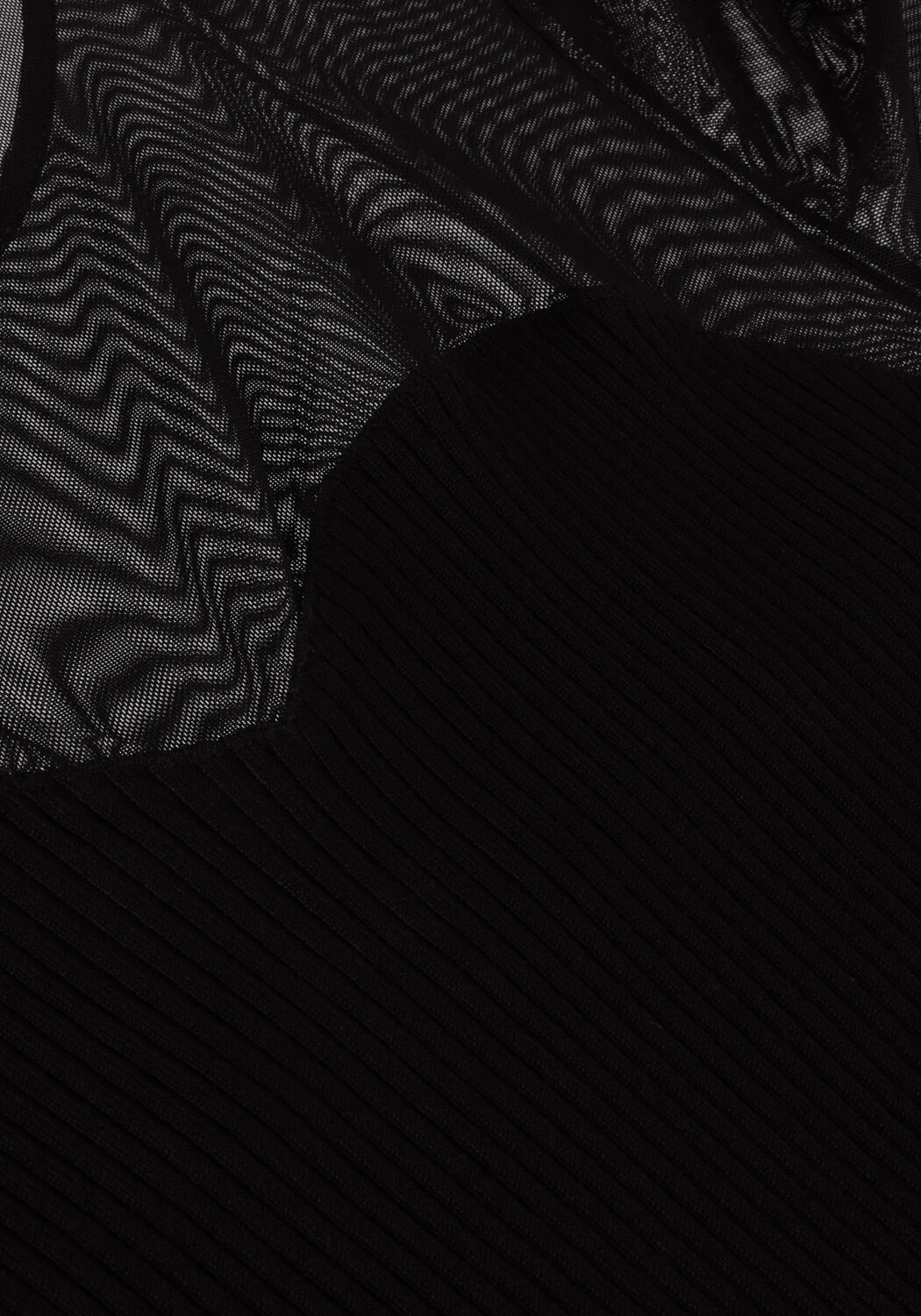 Schwarze CO'COUTURE Midikleid BADUCC MIX CORSET DRESS - large