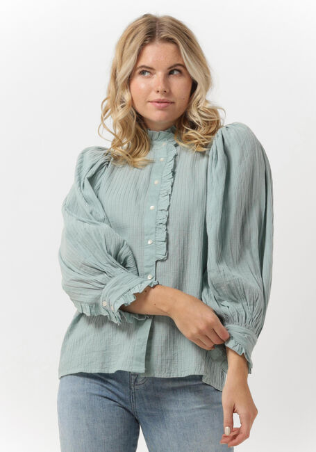 Hellblau ANTIK BATIK Blusen YVES BLOUSE - large