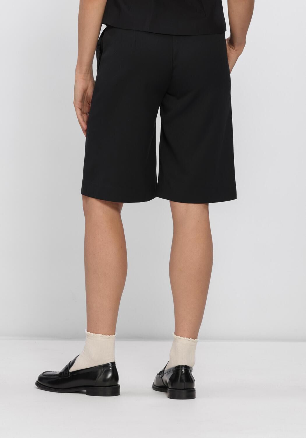 Schwarze ENVII Kurze Hosen ENKRYPTON SHORTS 7092 - large