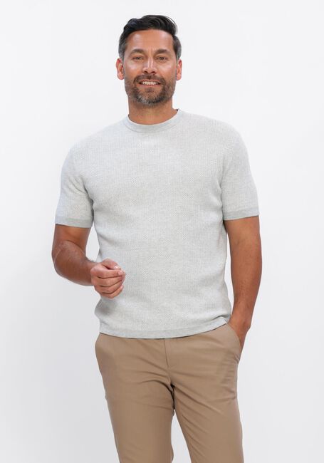 Beige GENTILUOMO T-shirt ROUND NECK SS - large