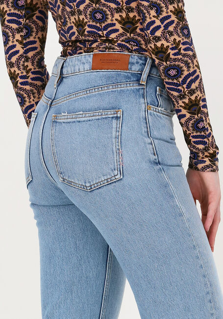 Blaue SCOTCH & SODA Straight leg jeans THE SKY HIGH-RISE STRAIGHT IN  - large