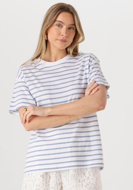 Mehrfarbige/Bunte ENVII T-shirt ENKULLA SS STRIPE 5310 - large