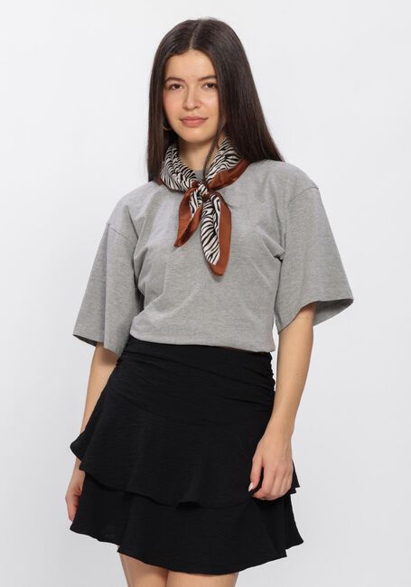 Graue NEO NOIR T-shirt ASHA BOXY TEE - large