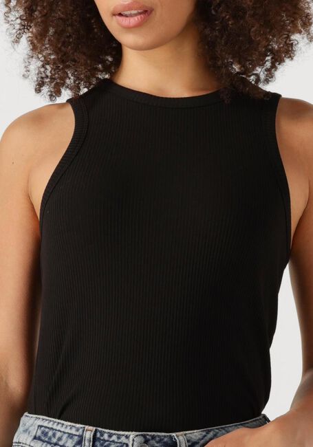 Schwarze SELECTED FEMME Top SLFANNA O-NECK TANK TOP - large