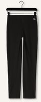 Schwarze CALVIN KLEIN Weite Hose SHINY RIB WIDE LEG PANTS Schwarze CALVIN KLEIN Weite Hose SHINY RIB WIDE LEG PANTS - medium