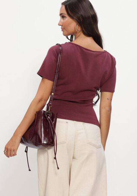 Bordeaux NEO NOIR T-shirt RASMINE SOFT BLOUSE - large