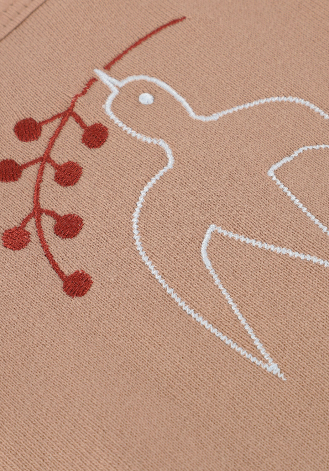 Sand LIL' ATELIER Strickjacke NBFJOBO TIA LOOSE SWEAT VEST PAD LIL - large