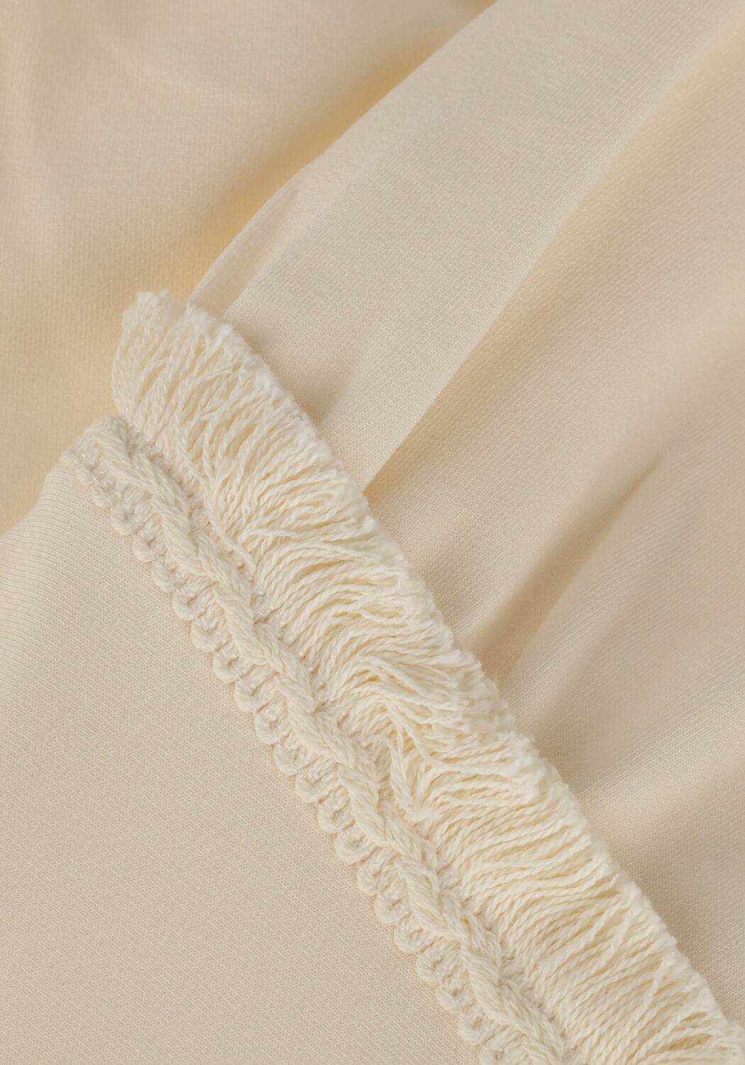 Nicht-gerade weiss SCOTCH & SODA Sweatshirt FRINGE TAPE OVERSIZED RAGLAN SLEEVED SWEATER - large