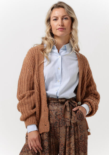 Camelfarbene BY-BAR Strickjacke KATY CARDIGAN - large