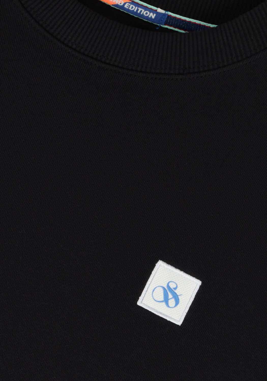 Schwarze SCOTCH & SODA Sweatshirt CLASSIC ESSENTIAL CREWNECK SWEATSHIRT - large