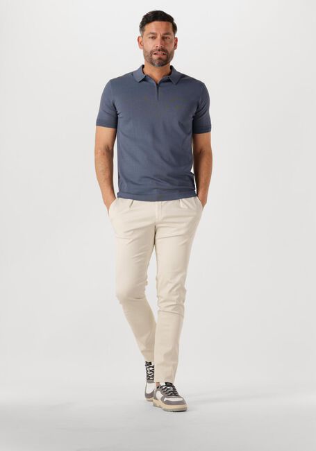 Graue GENTI Polo-Shirt POLO ZIP SS K2053-1260 - large