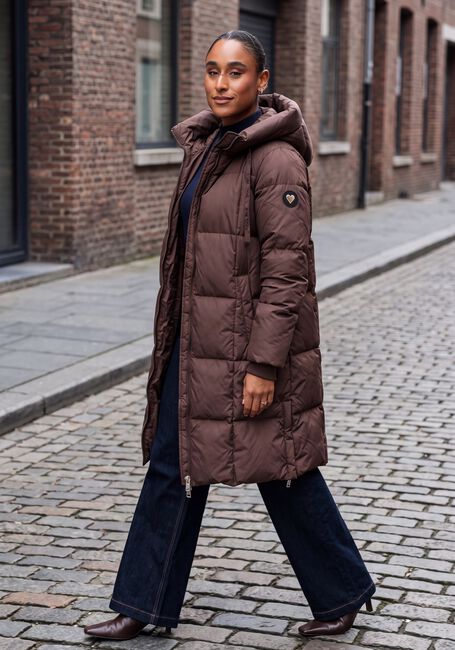 Braune MOS MOSH Wattierte Jack MMNOVA SQUARE DOWN COAT - large