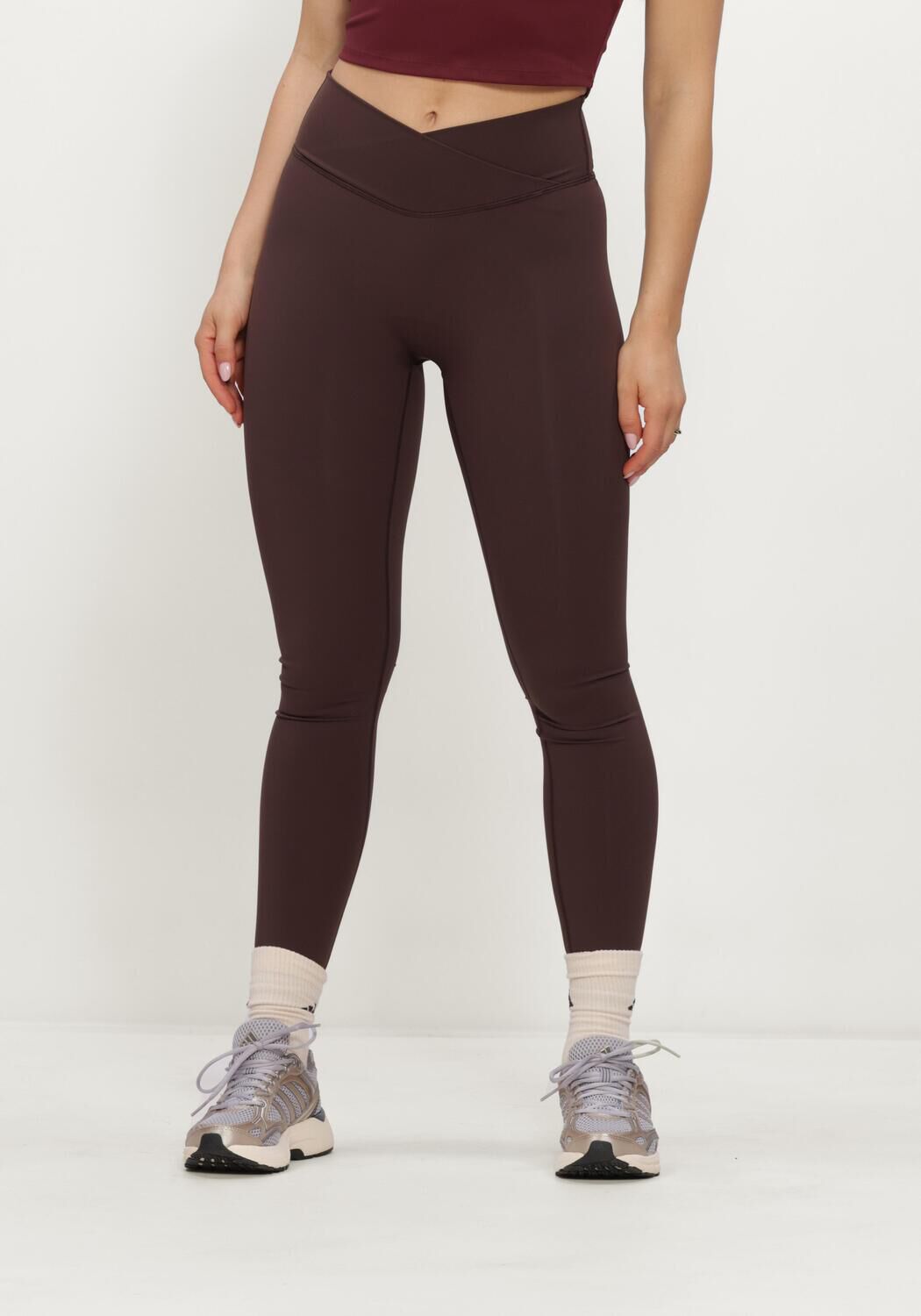Braune NEO NOIR Legging SABINA WRAP LEGGINGS - large
