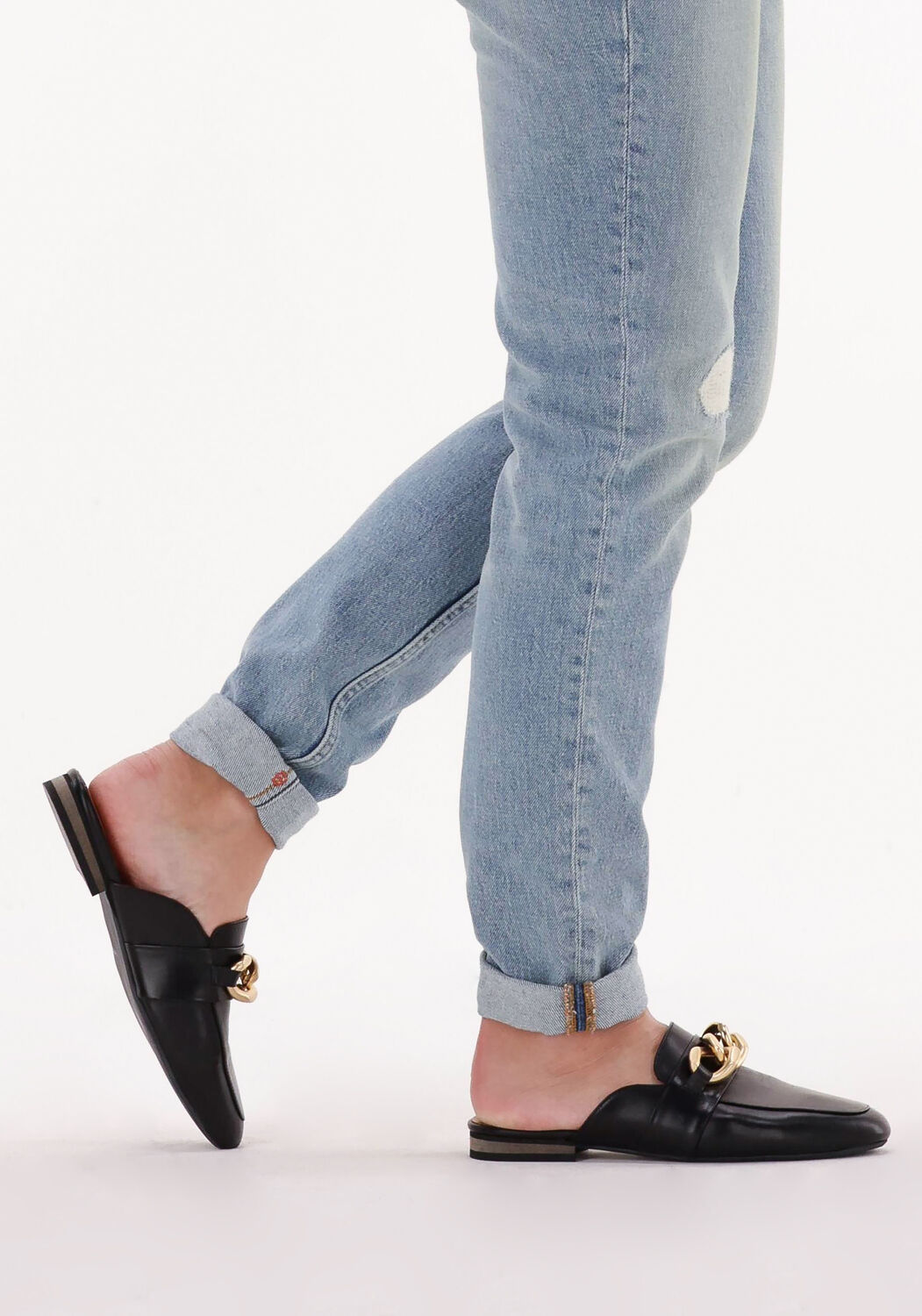 Schwarze NOTRE-V Loafer 5602-01 - large