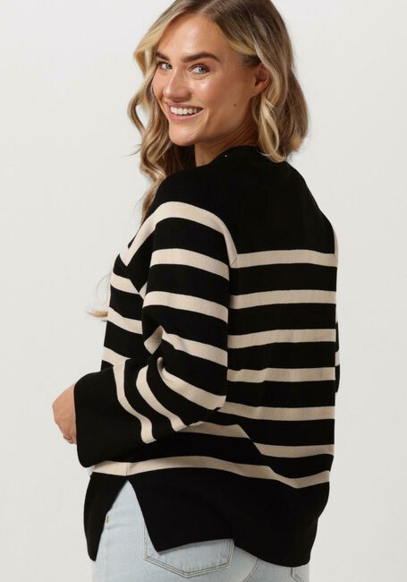 Schwarze OBJECT Pullover OBJESTER LS KNIT TOP - large
