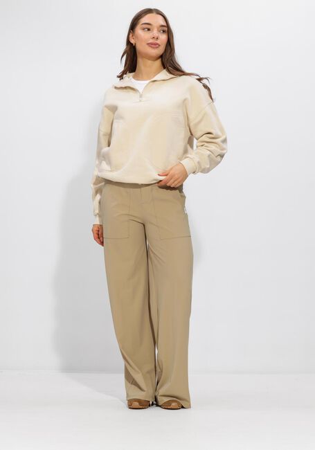 Beige PENN & INK Pullover SWEATER - large