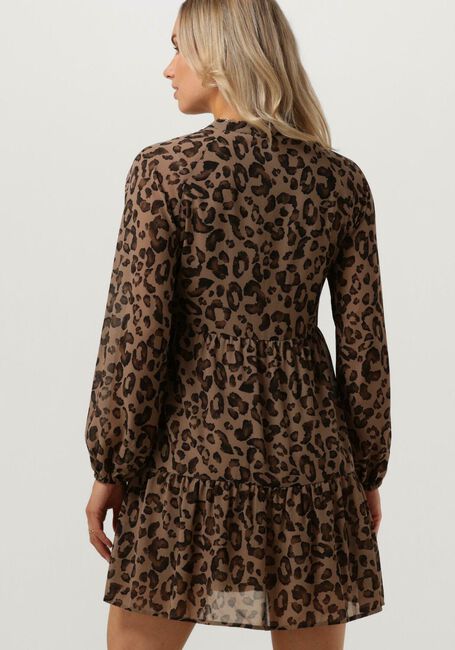 Braune OBJECT Minikleid OBJMILA GIA L/S DRESS - large